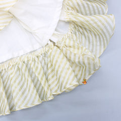 Pre Order: Elegant Ruffled Flap And Sequins Enhanced Top With Lehenga And Dupatta