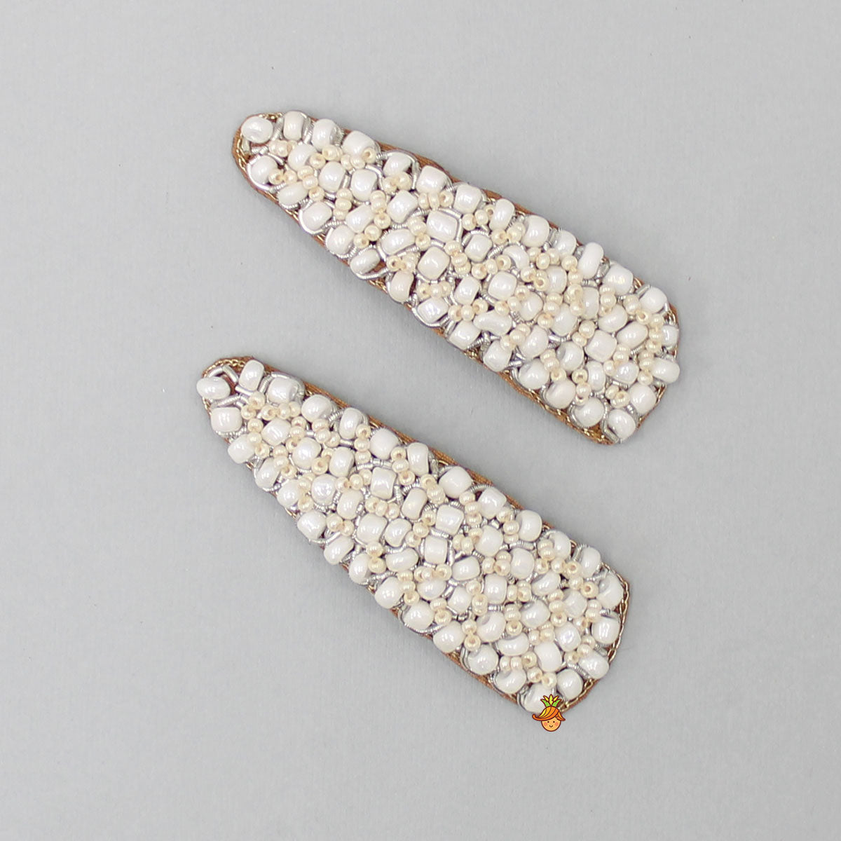 Stunning Beads Embroidered Hair Clip
