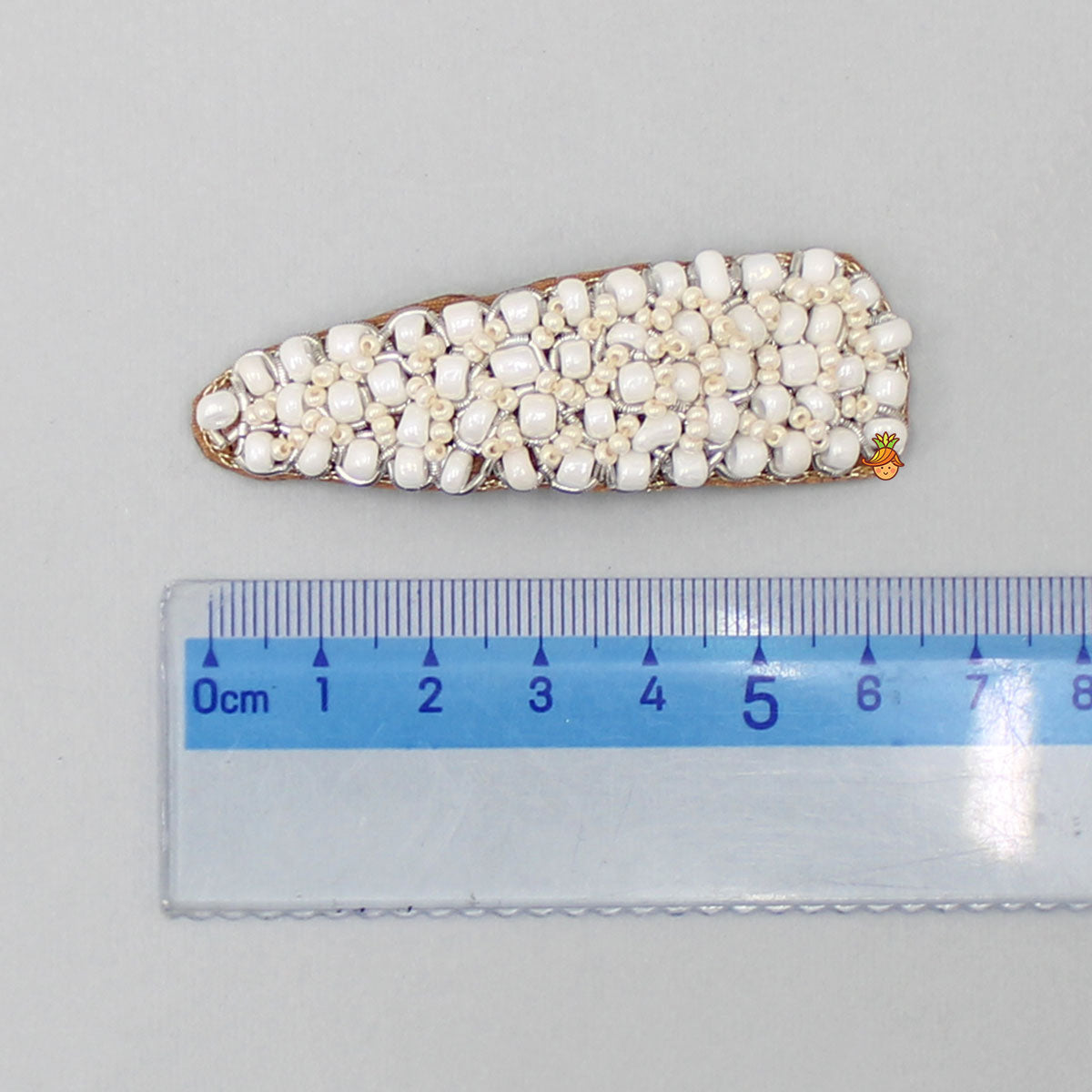 Stunning Beads Embroidered Hair Clip