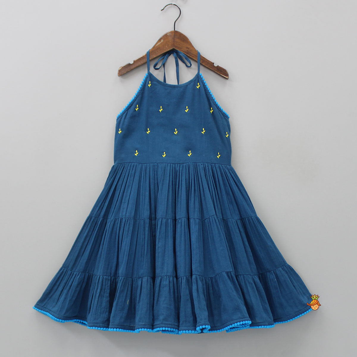 Pre Order: Cloud And Rainbow Embroider Dress | Little Muffet