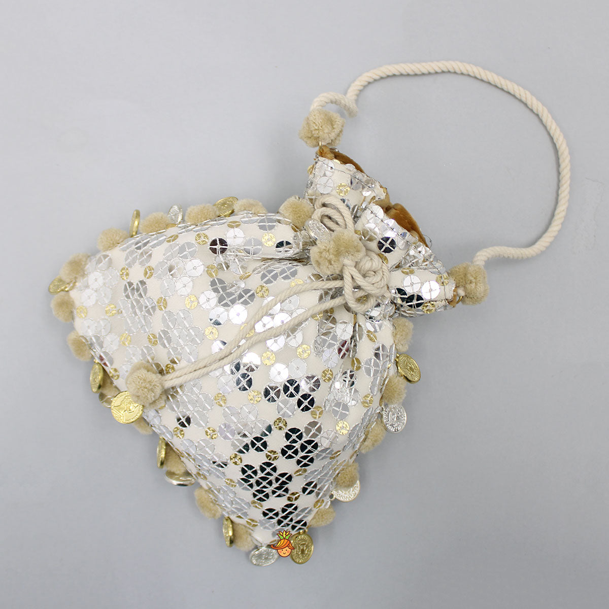 Dazzling Sequins Embellished Potli Bag