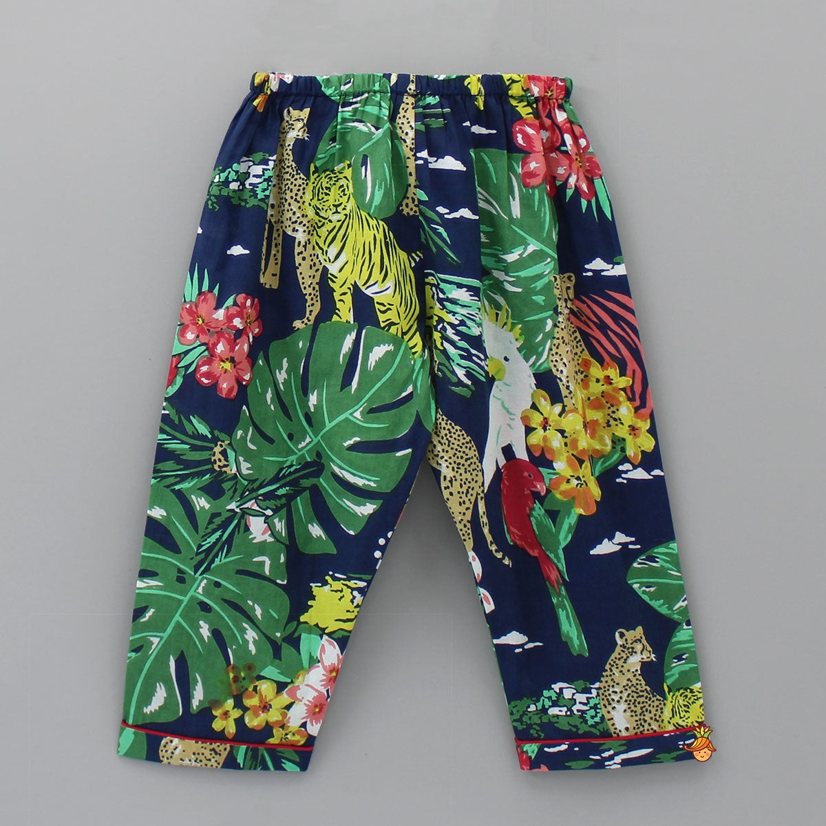 Jungle Theme Printed Cotton Sleepwear