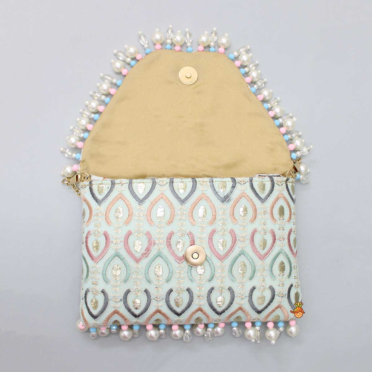 Adorable Embroidered Sling Bag