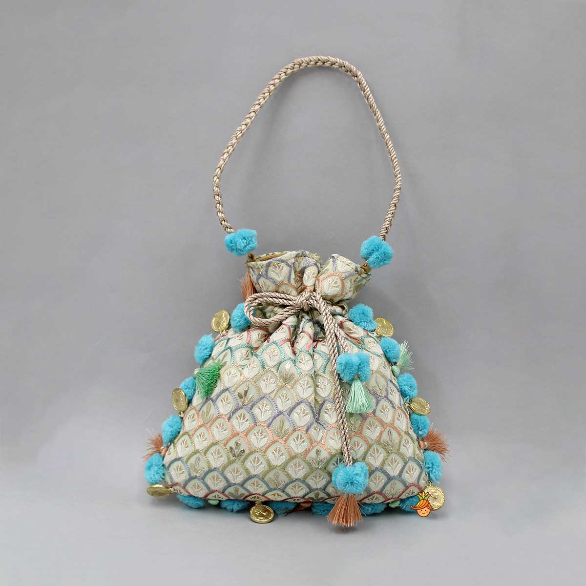 Pre Order: Exquisite Embroidered Potli Bag