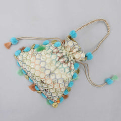 Pre Order: Exquisite Embroidered Potli Bag