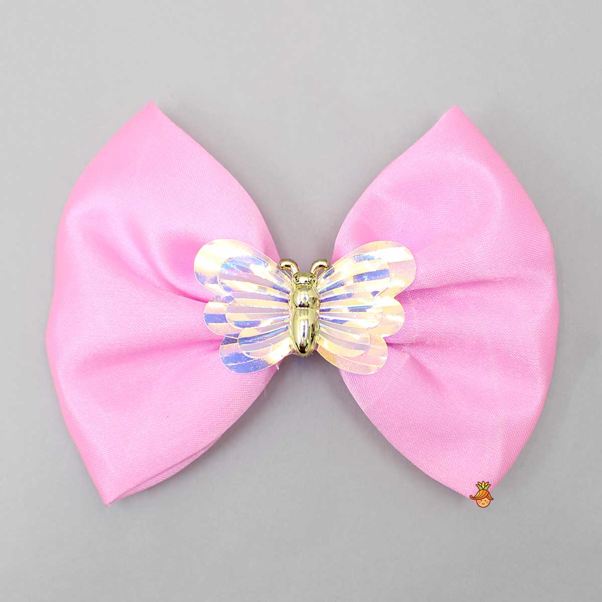 Pink Butterfly Bowie Hair Clip