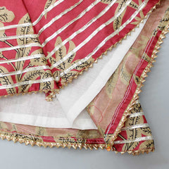 Pre Order: Fringes Detail Pink Kurti And Patiala