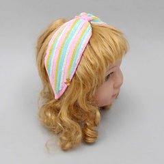 French Crepe Multicolour Sequined Fancy Hair Band