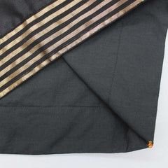 Pre Order: Exquisite Black Shirt And Stitched Lungi With Shawl