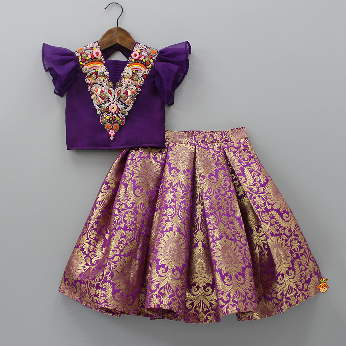 Designer Bhagalpuri Digital Printed Ready To Wear Lehenga Skirt Only A –  Ethnic's By Anvi Creations