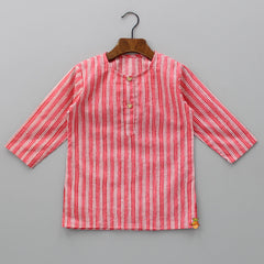 Pre Order: Striped Peach Sleepwear