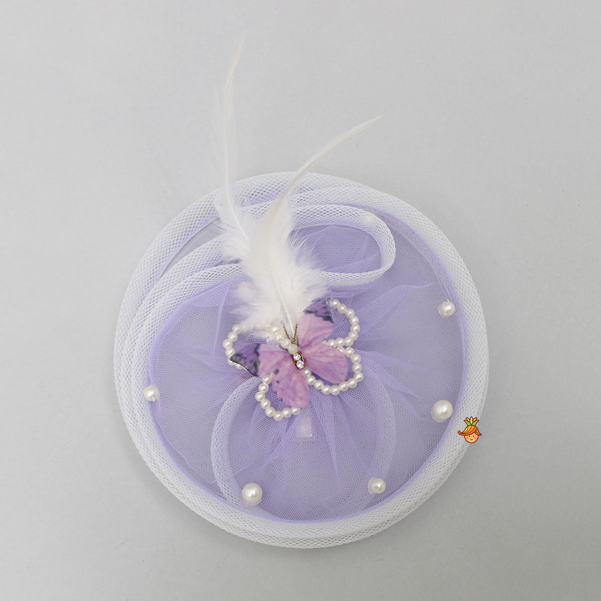 Fancy Twisted Lavender Butterfly Hair Clip
