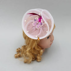 Fancy Pink Butterfly Hair Clip
