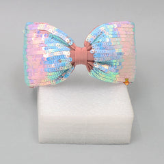 Colour Block Sequined Knot Hair Band