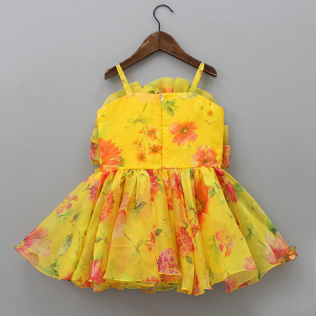 Yellow Sleeveless Strappy Dress
